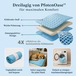 Kühlmatte mit Eisseiden-Technologie – Wo dein Hund zur Ruhe kommt